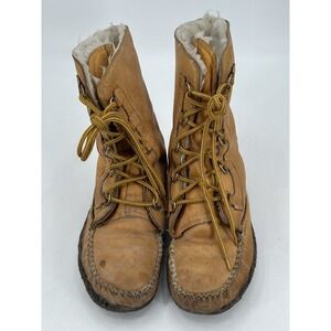Moe IND Moccasins Boots Made In Canada Size 10